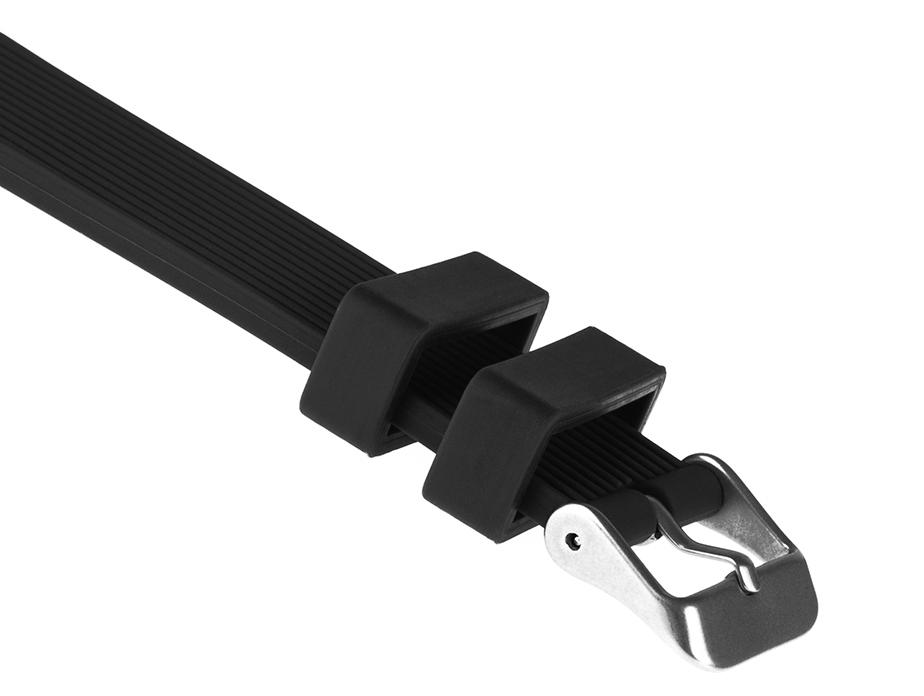 Pasek silikonowy Z07 - czarny - 20 mm