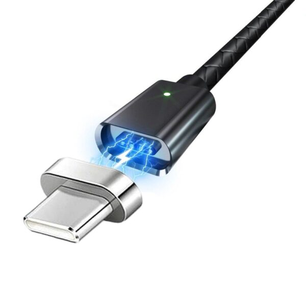 Braided magnetic cable eXtreme USB - USB type-C - black