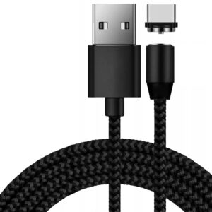 Braided magnetic cable eXtreme USB - USB type-C - black