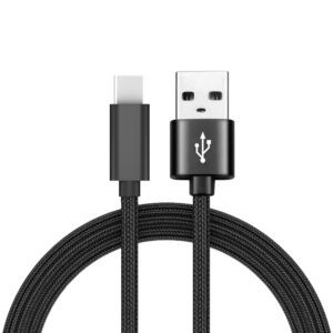 Braided cable eXtreme USB 2.0 - USB type-C - 100 cm - black