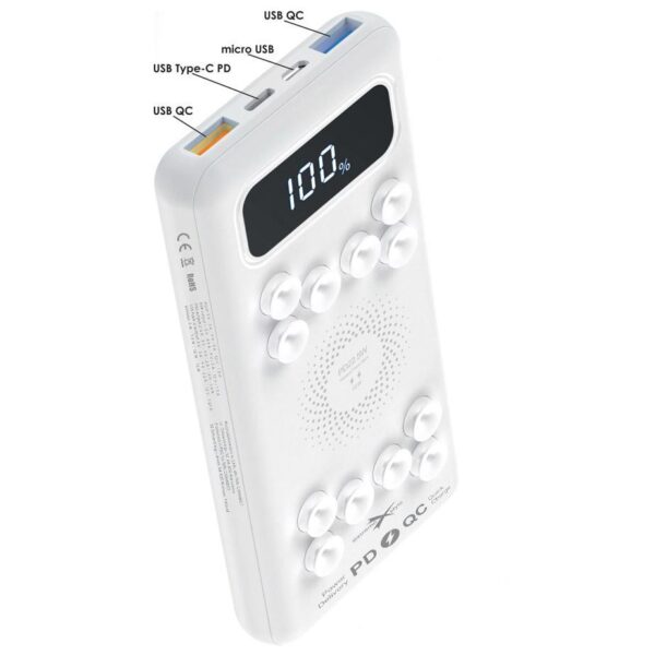 Power Bank 10000 mAh - eXtreme® - EPB10W-EW-PD - biały