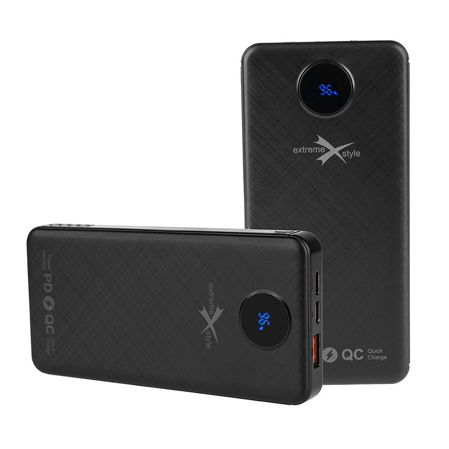 Power bank 10000 mAh - eXtreme® - EPN10-B-PD - czarny