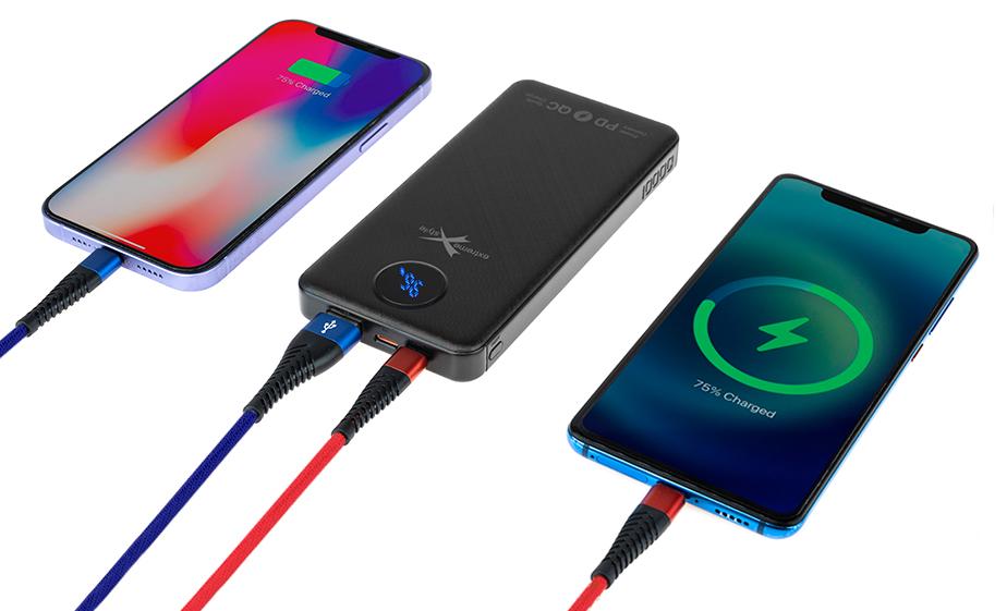 Power bank 10000 mAh - eXtreme® - EPN10-B-PD - czarny