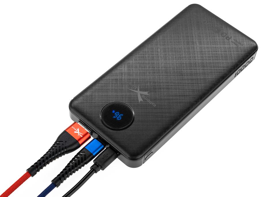 Power bank 10000 mAh - eXtreme® - EPN10-B-PD - czarny