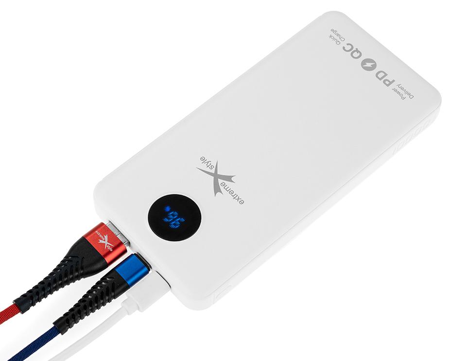 Power bank 10000 mAh - eXtreme® - EPN10-W-PD - biały