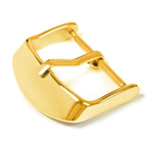 Klamra pasek standard - złota - 10 mm