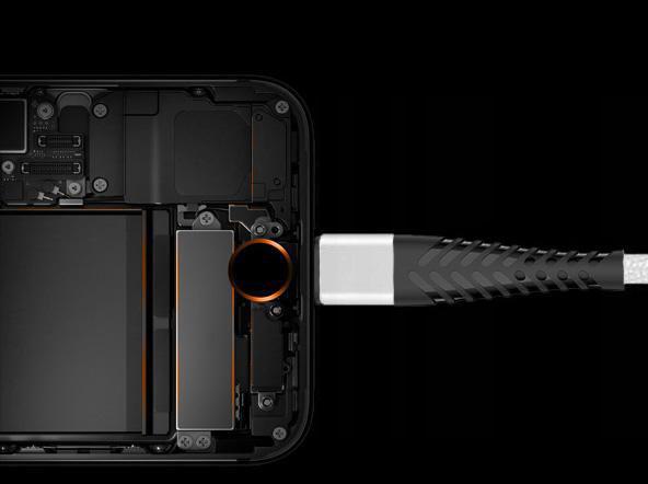 Braided cable eXtreme® Spider USB - iPhone Lightning 1.5 m - white