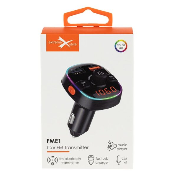 Transmiter samochodowy eXtremestyle® FM Bluetooth - FME1