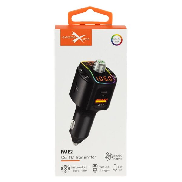 Transmiter samochodowy eXtremestyle® FM Bluetooth - FME2