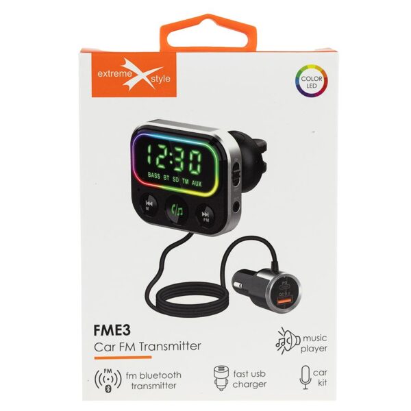 Transmiter samochodowy eXtremestyle® FM Bluetooth - FME3