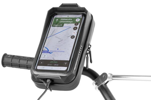 Motorcycle holder with case for mobile phone - eXtreme® - type: 185-STRONG-ABS