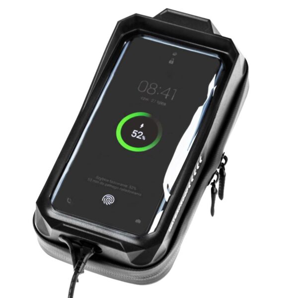 Motorcycle holder with case for mobile phone - eXtreme® - type: 185-STRONG-ABS