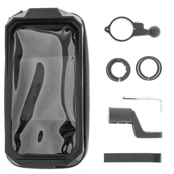 Motorcycle holder with case for mobile phone - eXtreme® - type: 185-STRONG-ABS