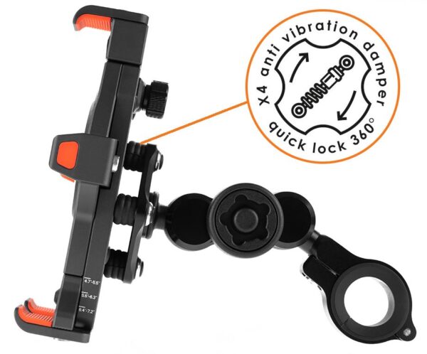 Motorcycle holder anti vibration - R17