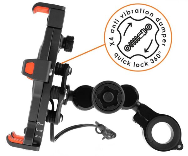 Motorcycle holder type:R17W Wireless