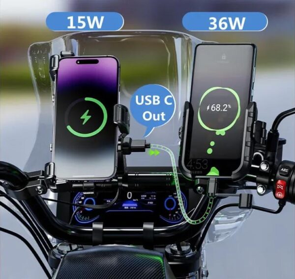 Motorcycle holder anti vibration - R23W-PD-BT