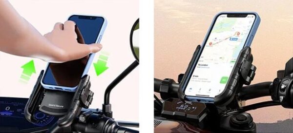 Uchwyt motocyklowy na telefon - R9-Clip