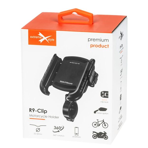 Uchwyt motocyklowy na telefon - R9-Clip
