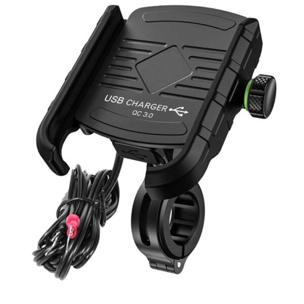 Motorcycle holder type:R9-metal USB QC