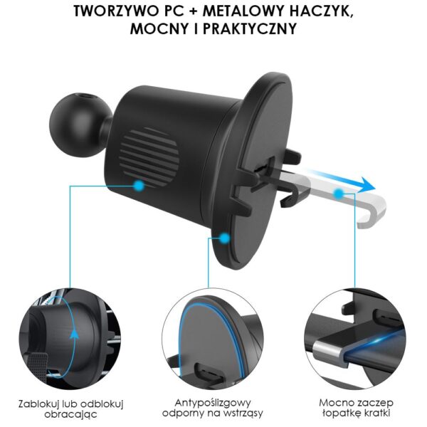 Uchwyt samochodowy PREMIUM - do kratki - eXtreme® - typ:O-12