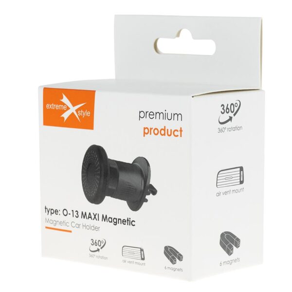 Car holder PREMIUM - to the air vent - eXtreme® - type:O-13 MAXI Magnetic