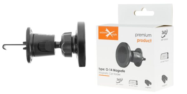 Car holder PREMIUM - to the air vent - eXtreme® - type:O-14 MagSafe