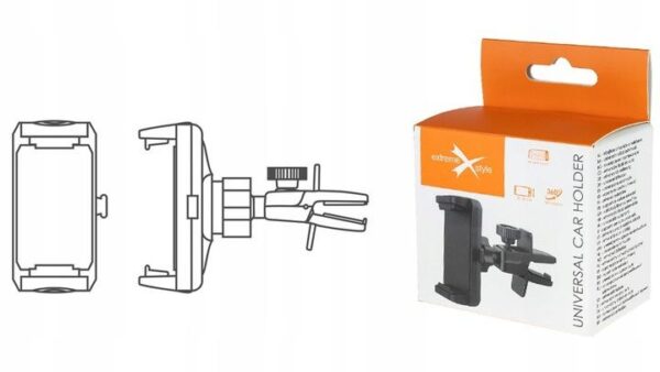 Car holder for mobile phones - to the air vent - eXtreme® - type:O-6