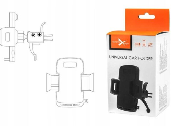 Car holder for mobile phones - to the air vent - eXtreme® - type:O-8