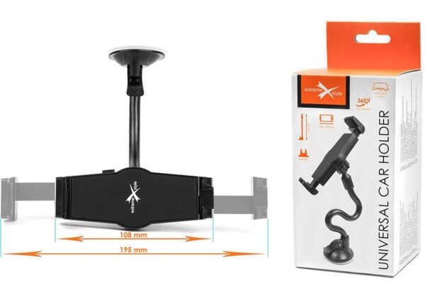 Uchwyt samochodowy na telefon - do szyby - eXtreme® - typ:M-long