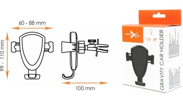 Uchwyt samochodowy na telefon - do kratki - eXtreme® - typ:O-7 G