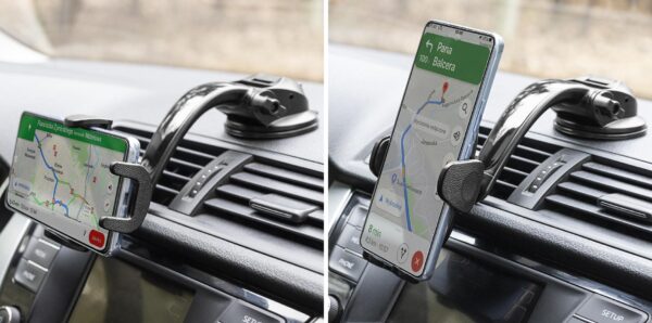 Car holder PREMIUM - to the windshield - eXtreme® - type:T-gel