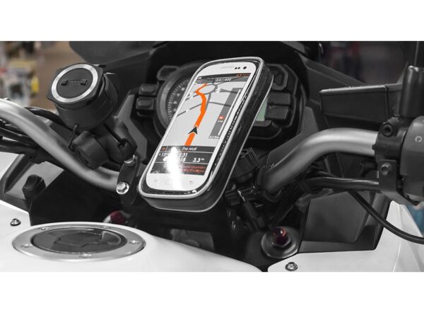 Motorcycle holder with case for mobile phone - eXtreme® - type: 167