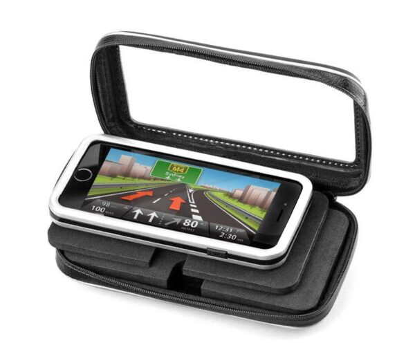 Motorcycle holder with case for mobile phone - eXtreme® - type: 177