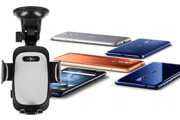 Car holder for mobile phones - to the windshield - eXtreme® - type:Z-gel