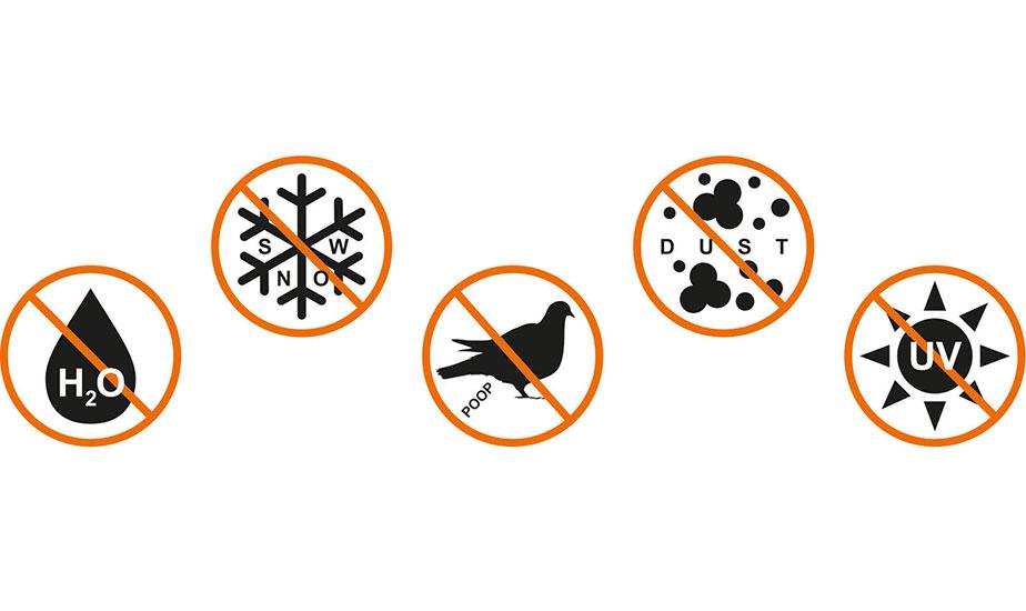 Pokrowiec na motocykl - eXtreme® Oxford 300D - rozmiar XS