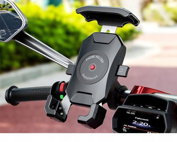Uchwyt motocyklowy na telefon - R15-metal