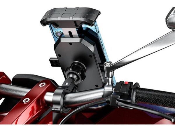 Uchwyt motocyklowy na telefon - R15-metal
