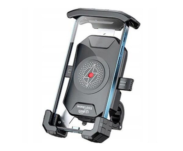 Uchwyt motocyklowy z ładowarką do telefonu - R15W-PD Wireless - PD