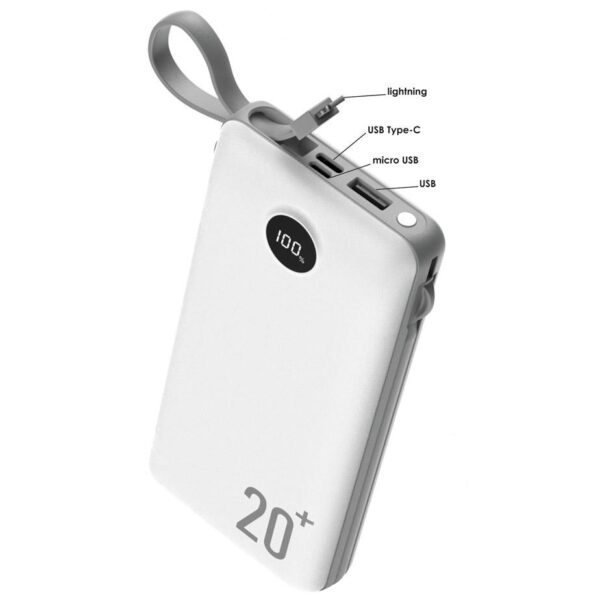 Power Bank 20000 mAh - eXtreme® - EPB20-AW - biały