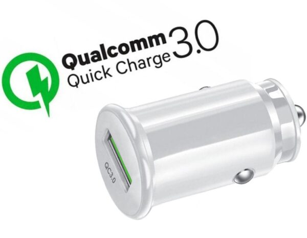 Car charger FAST QC 3.0 + cable micro USB - eXtreme® Ampere - 3A - ACCU3QC30W+CM