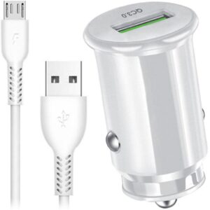 Car charger FAST QC 3.0 + cable micro USB - eXtreme® Ampere - 3A - ACCU3QC30W+CM