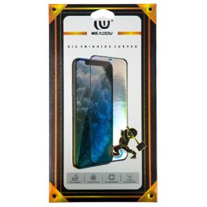 Szkło Full Glue HD+ do Samsung A30S - czarne