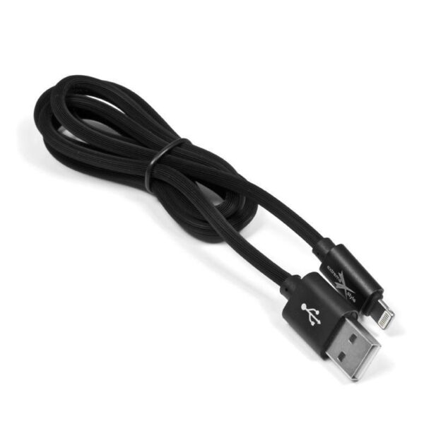 Silicone cable eXtreme 1.5 m USB - iPhone Lightning - S15ULB - black