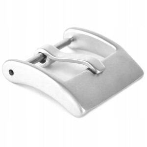 Klamra solid - srebrna - matowa - 24 mm