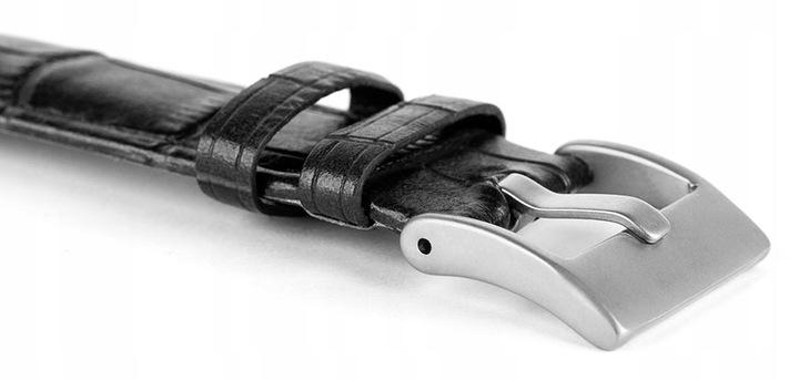 Klamra solid - srebrna - matowa - 20 mm