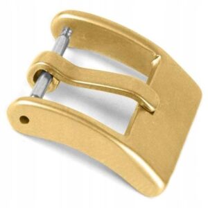 Klamra solid - IP złota - matowa - 18 mm