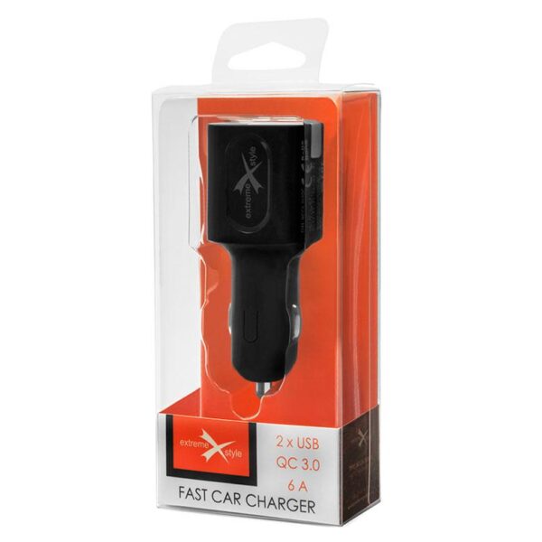 Car charger eXtreme® 2 x USB QC 3.0 6A - NCC6-2U2QC