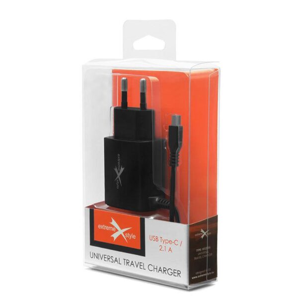 Ładowarka sieciowa do telefonu USB Typ-C - eXtreme® - 2.1A - NTC21C