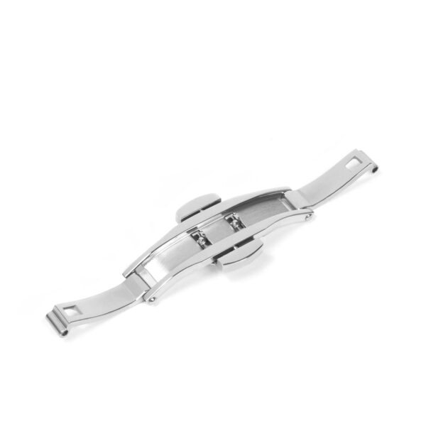 Klamra motyl przycisk - srebrna - 6-23 mm