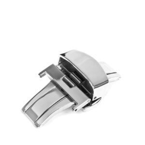 Klamra pasek automat - srebrna - 22 mm